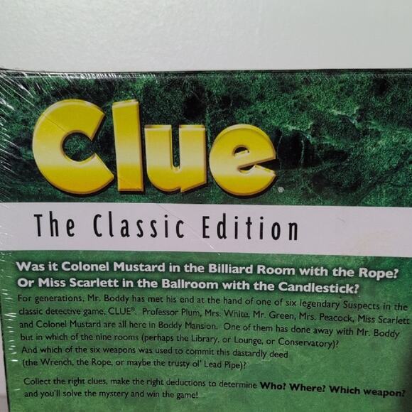 Clue Classic Edition 1949 New in Box - Picture 5 of 7
